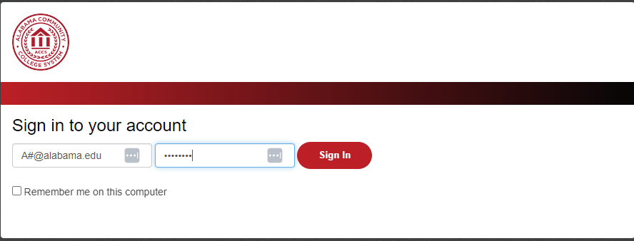 A screenshot of a login formDescription automatically generated