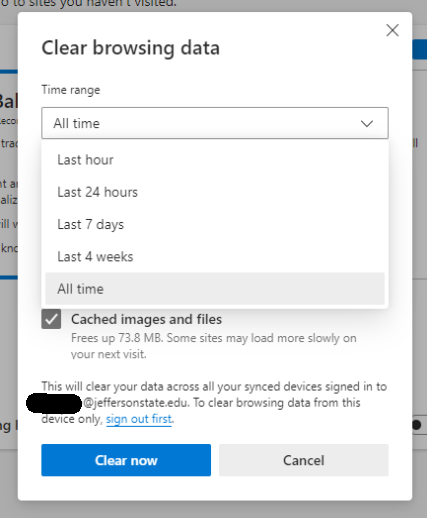 How to Clear the Cache in Microsoft Edge